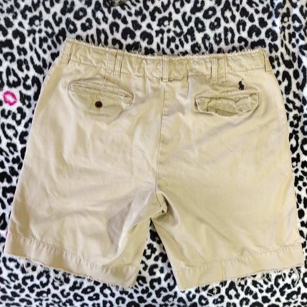 Polo Ralph Lauren Distressed Button DrawString Shorts - Picture 3 of 15
